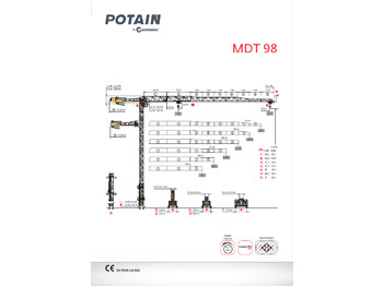 رافعة برجية Potain MDT 98: صورة 1