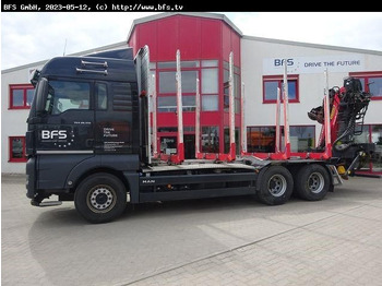 شاحنة قطع الأشجار MAN TGX 26.510 6x4 BL Kurzholz, Sicherheitspaket Plu: صورة 2