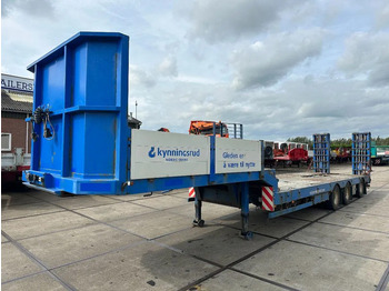 عربة منخفضة مسطحة نصف مقطورة Diversen NC 3 AXEL 7,4 METER EXTENDABLE: صورة 4