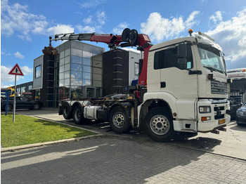 MAN TGA 35.440 8X2 - EURO 4 + HMF 2620K-RC 2018! + REMOTE + HYDRAUTO CABLE LIFT + LIFTING AXLE MAN TGA 35.440 8X2 - EURO 4 + HMF 2620K-RC 2018! + REMOTE + HYDRAUTO CABLE LIFT + LIFTING AXLE: صورة 1