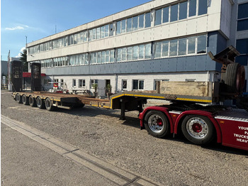 عربة منخفضة مسطحة نصف مقطورة NOOTEBOOM