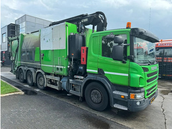 شاحنة النفايات Scania P360 8X2 - HIAB 211BW-3 + FAUN VARIOPRESS - ONLY: صورة 5