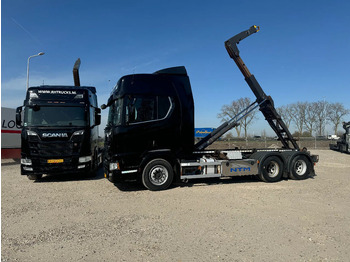 شاحنة ذات خطاف Scania R580 V8 6X2 VDL HOOK 20T RETARDER EURO 6 2 UNITS: صورة 2