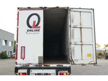 نصف مقطورة صندوق مغلق Krone SD, Schlüssellochblech, Luft-Lift, SAF-Achsen: صورة 5 نصف مقطورة صندوق مغلق Krone SD, Schlüssellochblech, Luft-Lift, SAF-Achsen: صورة 5