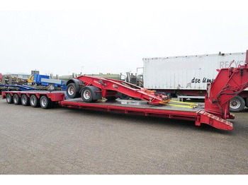 عربة منخفضة مسطحة نصف مقطورة Langendorf 5-Achser + 2-Achser Dolly, 91to. GG., Luftfed.: صورة 2 عربة منخفضة مسطحة نصف مقطورة Langendorf 5-Achser + 2-Achser Dolly, 91to. GG., Luftfed.: صورة 2