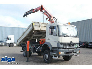 Mercedes-Benz 1828 Atego 4x4, Atlas AK 105.1, Funk, Hydr., AHK Mercedes-Benz 1828 Atego 4x4, Atlas AK 105.1, Funk, Hydr., AHK: صورة 1 Mercedes-Benz 1828 Atego 4x4, Atlas AK 105.1, Funk, Hydr., AHK Mercedes-Benz 1828 Atego 4x4, Atlas AK 105.1, Funk, Hydr., AHK: صورة 1