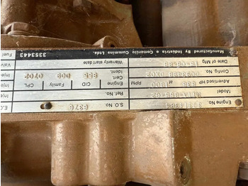 مجموعة المولدات Cummins NTTA 855 G2 Leroy Somer 380 kVA generatorset ex Emergency 348 hours: صورة 4 مجموعة المولدات Cummins NTTA 855 G2 Leroy Somer 380 kVA generatorset ex Emergency 348 hours: صورة 4