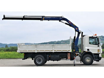 شاحنة قلاب, شاحنة كرين DAF CF 75.310 *Kipper 5,10 m + KRAN *TOPZUSTAND: صورة 5