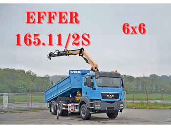 MAN TGS 26.360 Kipper 5,50m*EFFER 165.11/2S+FUNK*6x6  MAN TGS 26.360 Kipper 5,50m*EFFER 165.11/2S+FUNK*6x6: صورة 1