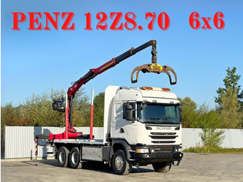 شاحنة قطع الأشجار SCANIA G 490