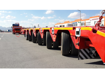 جديدة عربة منخفضة مسطحة نصف مقطورة لنقل المعدات الثقيلة LIDER 2024 YEAR NEW MODELS containeer flatbes semi TRAILER FOR SALE: صورة 5