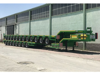 جديدة عربة منخفضة مسطحة نصف مقطورة LIDER 2025 Model 200 TONS CAPACITY New Productions Directly From Manufacture: صورة 2
