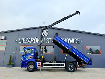 شاحنة قلاب, شاحنة كرين MAN TGM 18.250 wywrotka 3 - stronna + żuraw HDS HMF: صورة 2 شاحنة قلاب, شاحنة كرين MAN TGM 18.250 wywrotka 3 - stronna + żuraw HDS HMF: صورة 2