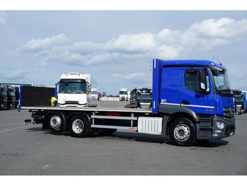 شاحنات مسطحة Mercedes-Benz ACTROS / 2543 / ACC / E 6 / PEŁNY ADR / PLATFORMA / ZAWIESIE POD: صورة 4