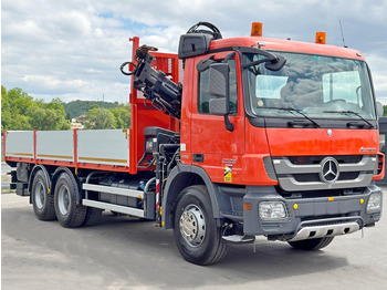 شاحنات مسطحة, شاحنة كرين Mercedes-Benz ACTROS 2636 *HIAB 122 BS-2 HIDUO + FUNK/6x4 * TOP: صورة 4 شاحنات مسطحة, شاحنة كرين Mercedes-Benz ACTROS 2636 *HIAB 122 BS-2 HIDUO + FUNK/6x4 * TOP: صورة 4