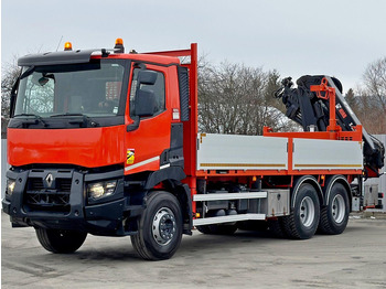 شاحنات مسطحة, شاحنة كرين Renault C 430 *HIAB X - HIPRO 188 ES - 5 + FUNK* 6x4: صورة 4 شاحنات مسطحة, شاحنة كرين Renault C 430 *HIAB X - HIPRO 188 ES - 5 + FUNK* 6x4: صورة 4