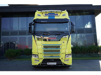 وحدة جر Scania S 520 / V8  / RETARDER / I-PARK COOL / FULL AIRMATIC  / SKÓRY /: صورة 3