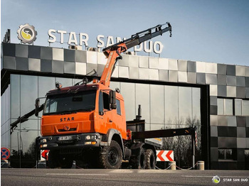 جديدة شاحنة كرين MAN STAR 266 MAN 6x6 PALFINGER PK 18001 Crane Kran: صورة 2