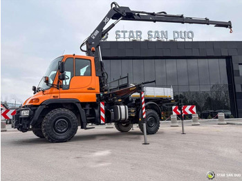 شاحنة كرين, شاحنات مسطحة Unimog Mercedes-Benz UNIMOG U300 4x4 HIAB 122 D-3 CRANE Unimog Mercedes-Benz UNIMOG U300 4x4 HIAB 122 D-3 CRANE: صورة 2