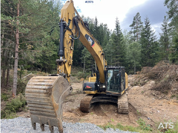 حفار زحاف Caterpillar 320 ELRR gravemaskin m/ tannskuffe SE VIDEO: صورة 2