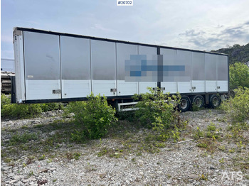 نصف مقطورة صندوق مغلق HRD