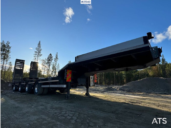 عربة منخفضة مسطحة نصف مقطورة ROJO