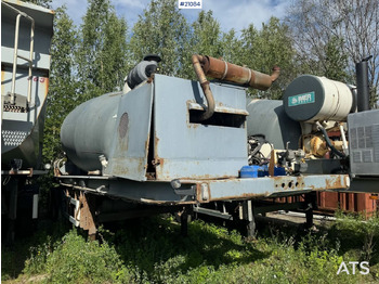 نصف مقطورة خلاطة خرسانة