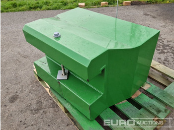 الآلات الزراعية Unused 2025 John Deere 600kg Front Weights to suit John Deere Tractors, Metal Case with Towing Eye (Green): صورة 3