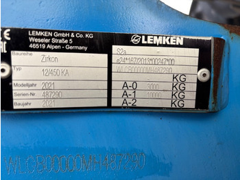 آلة البذر Lemken Solitair 9 KA / 450-DS 125: صورة 2 آلة البذر Lemken Solitair 9 KA / 450-DS 125: صورة 2