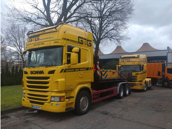 شاحنة ذات خطاف Scania R 730 Abroller  voll Luft: صورة 5