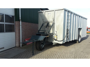 جديدة آلة رش السماد Mestcontainer met neuswiel: صورة 5