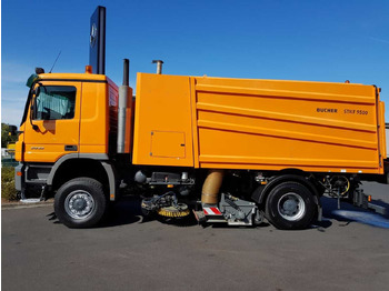 سياره كنس شوارع Mercedes-Benz Actros 2032 A 4x4 Bucher STKF 9500 Airport: صورة 5
