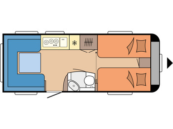 كرفان سحب HOBBY DE LUXE 540 UL