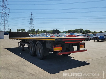 نصف مقطورة مسطحة 1999 Don-Bur Twin Axle Flatbed Trailer: صورة 3