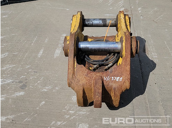 قارنة توصيل هيدروليكي CAT Hydraulic Double Lock QH 80mm Pin to suit 20 Ton Excavator: صورة 4