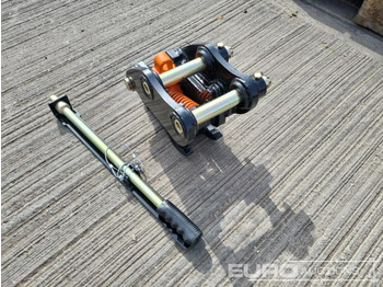 قارنة توصيل هيدروليكي Unused Rhinox Manual Quick Hitch to suit Bobcat E17 & E19: صورة 1