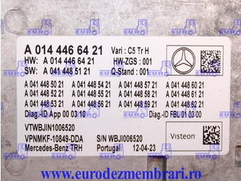 وحدة تحكم الكتروني - شاحنة CALCULATOR UNITATE MULTIMEDIA MERCEDES ACTROS MP5 A0144466421: صورة 3