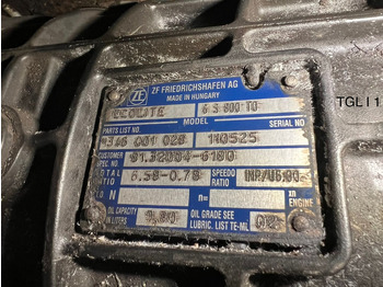 صندوق التروس MAN ZF ECOLITE 6S 800 TO: صورة 5