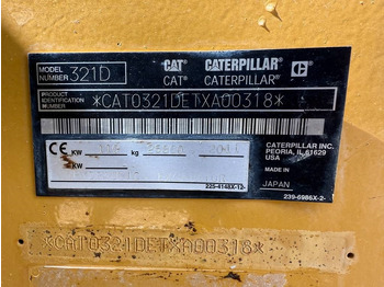 حفار زحاف CAT 321 D LCR: صورة 3