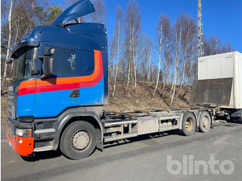 شاحنات الحاويات / جسم علوي قابل للتغيير شاحنة SCANIA R 490