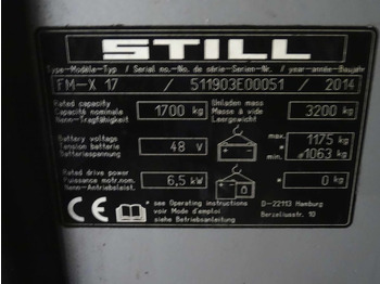 شاحنة مناوِلة Still FM-X17: صورة 5