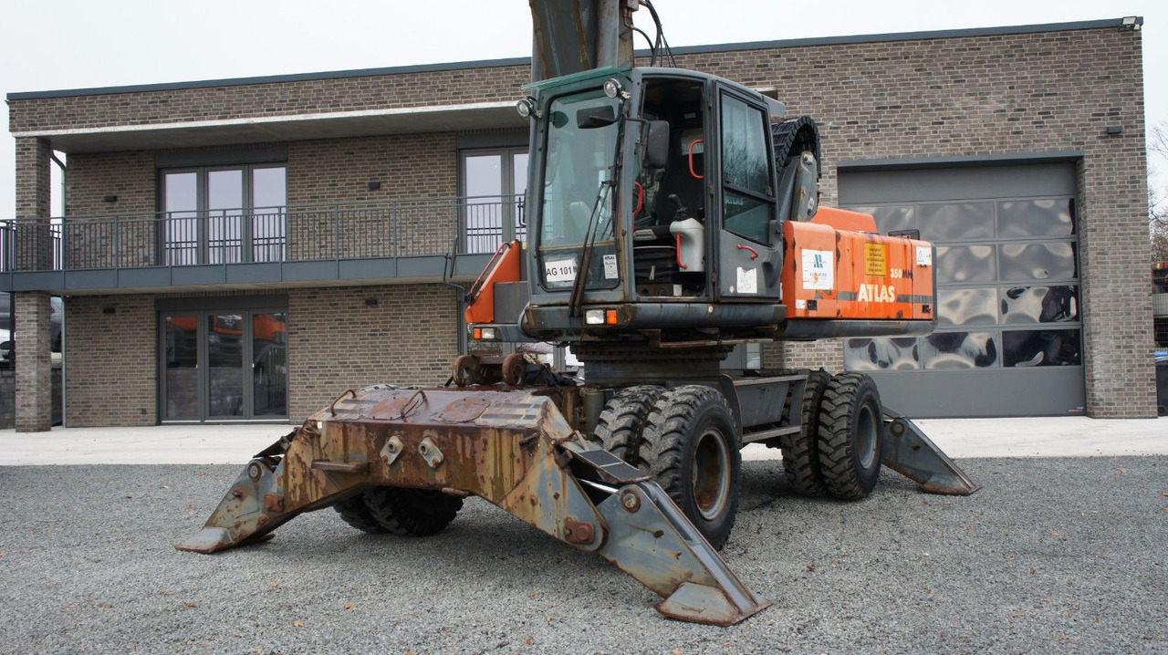 Atlas 350 MH Mobilbagger Umschlagbagger Pratzen - حفارة دولاب: صورة 3 Atlas 350 MH Mobilbagger Umschlagbagger Pratzen - حفارة دولاب: صورة 3