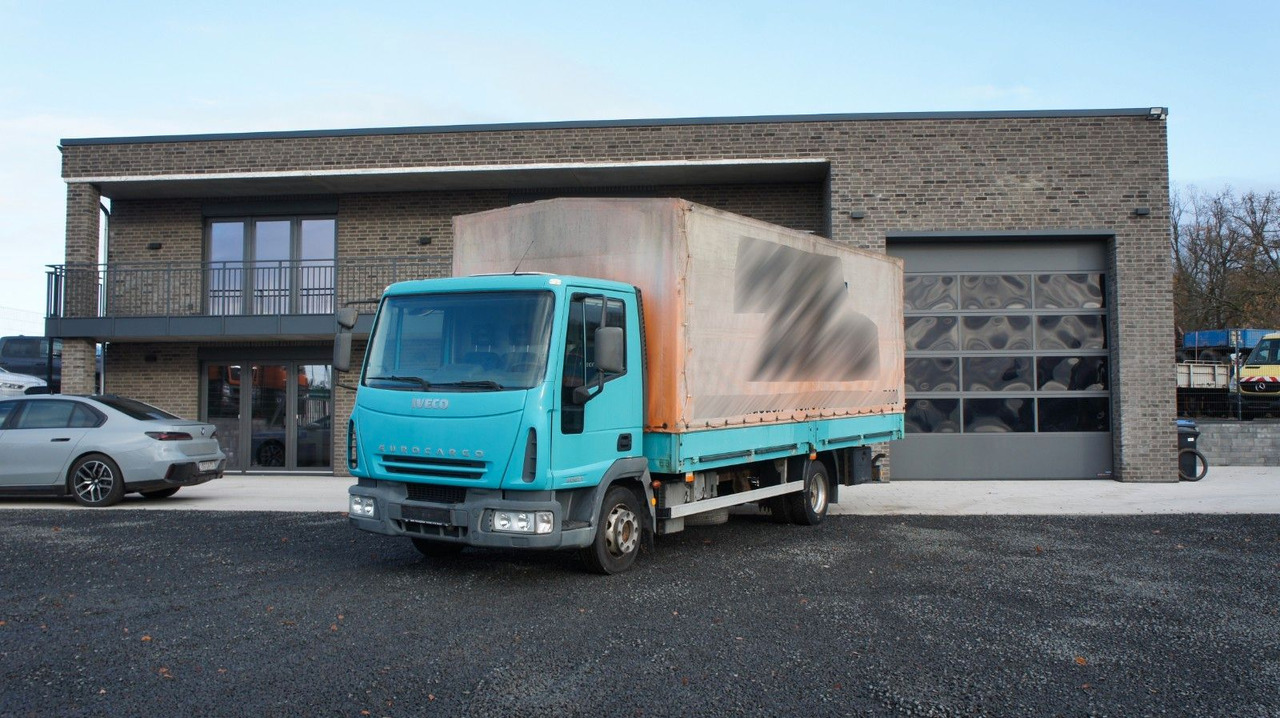 Iveco Eurocargo ML80E21 Pritsche + Plane - شاحنة ستارة جانبية: صورة 1 Iveco Eurocargo ML80E21 Pritsche + Plane - شاحنة ستارة جانبية: صورة 1