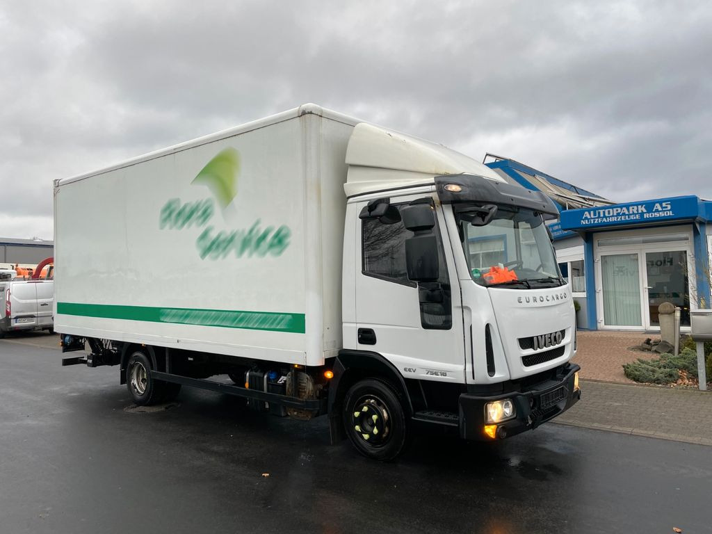 Iveco ML75E18 Blumen Koffer LBW Klimaanlage EEV ML80 - شاحنة مغلقة الصندوق: صورة 1 Iveco ML75E18 Blumen Koffer LBW Klimaanlage EEV ML80 - شاحنة مغلقة الصندوق: صورة 1