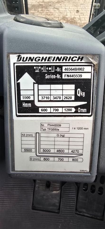 رافعة شوكية Jungheinrich TFG 550 S Stapler Frontstapler Gabelstapler: صورة 12 رافعة شوكية Jungheinrich TFG 550 S Stapler Frontstapler Gabelstapler: صورة 12