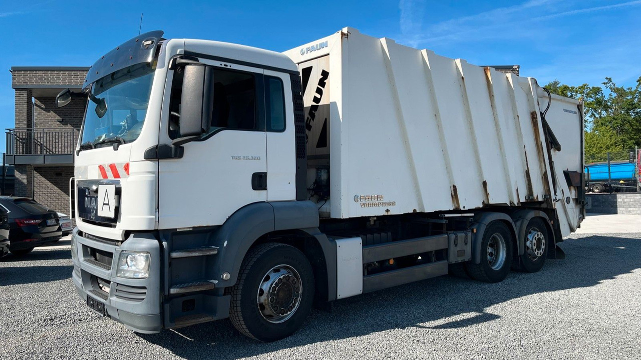 MAN TGS 26.320 6x2 Müllwagen Variopress Faun - شاحنة النفايات: صورة 2 MAN TGS 26.320 6x2 Müllwagen Variopress Faun - شاحنة النفايات: صورة 2