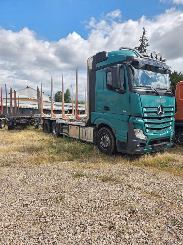 Mercedes-Benz Actros 2648 Holztransporter Kran Vorbereitet - شاحنة قطع الأشجار: صورة 2 Mercedes-Benz Actros 2648 Holztransporter Kran Vorbereitet - شاحنة قطع الأشجار: صورة 2
