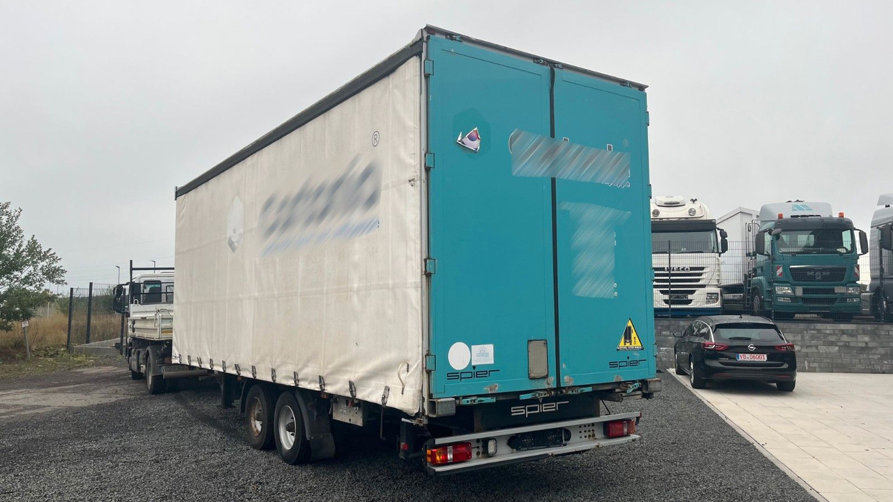 Spier ZPL 255 Tandem Anhänger BPW Achsen - مقطورة ستارة جانبية: صورة 3 Spier ZPL 255 Tandem Anhänger BPW Achsen - مقطورة ستارة جانبية: صورة 3