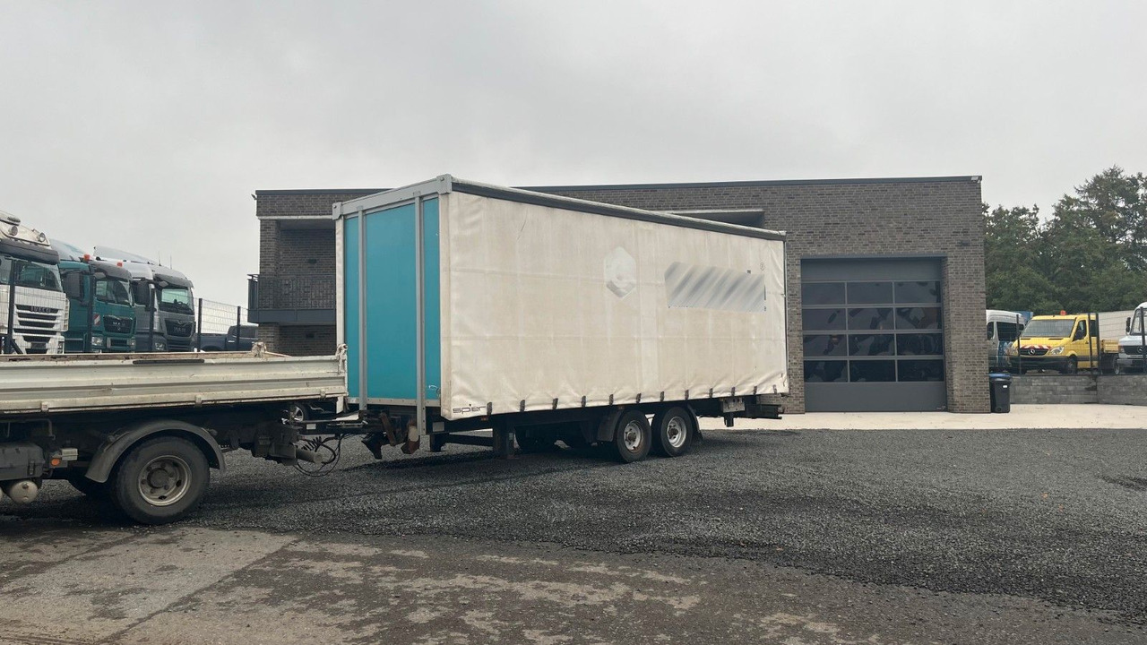 Spier ZPL 255 Tandem Anhänger BPW Achsen - مقطورة ستارة جانبية: صورة 1 Spier ZPL 255 Tandem Anhänger BPW Achsen - مقطورة ستارة جانبية: صورة 1