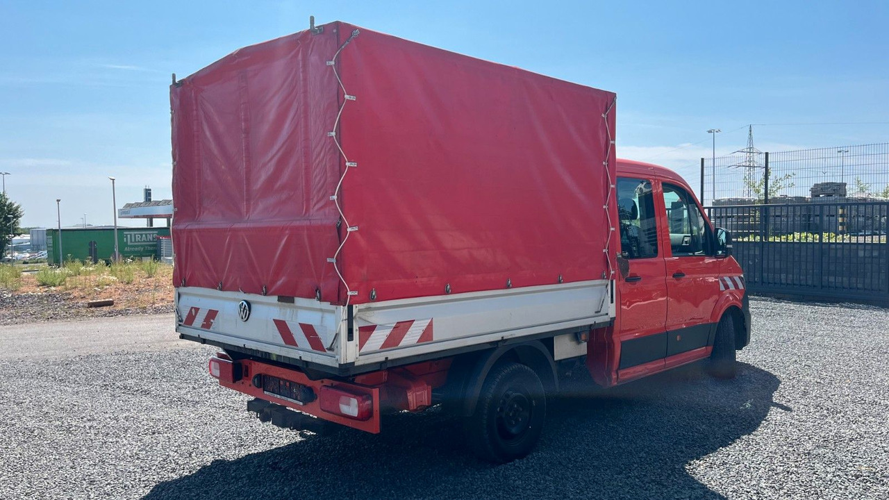Volkswagen Crafter Pritsche Plane 35 DOKA mittellang RWD - شاحنة ستارة جانبية, الشاحنات الصغيرة كابينة مزدوجة: صورة 4 Volkswagen Crafter Pritsche Plane 35 DOKA mittellang RWD - شاحنة ستارة جانبية, الشاحنات الصغيرة كابينة مزدوجة: صورة 4